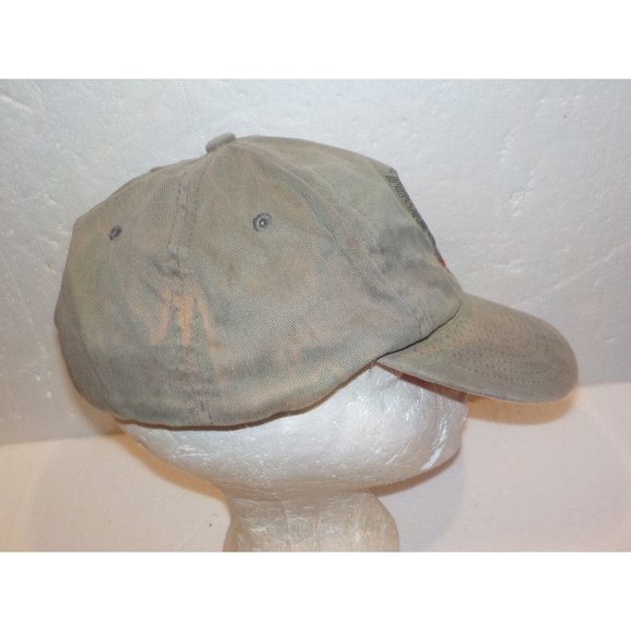 Volcom Stone Flex Fit Embroidered Khaki Green Factory Dinge Sample Hat Ball Cap - Picture 5 of 10